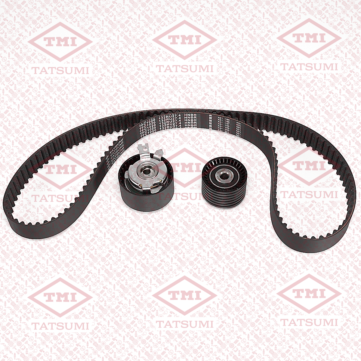 Ремень ГРМ [132 зуб.,27mm] + 2 ролика - TATSUMI TFE1042