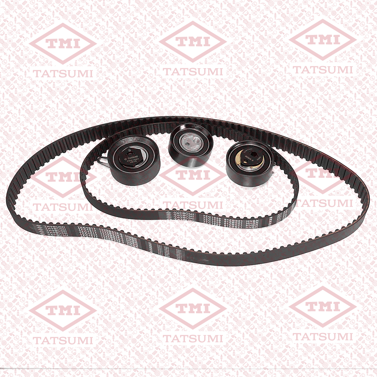 Ремень ГРМ 2шт. [122 зуб.,26.5mm / 81 зуб.,21mm] + 3 ролика - TATSUMI TFE1041