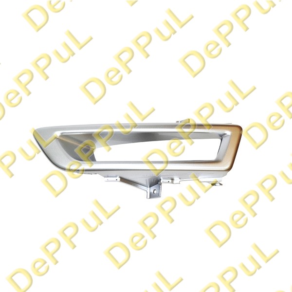 Рамка противотуманной фары (серебристая) левая land rover discovery sport (14-19) - DePPuL DETF060
