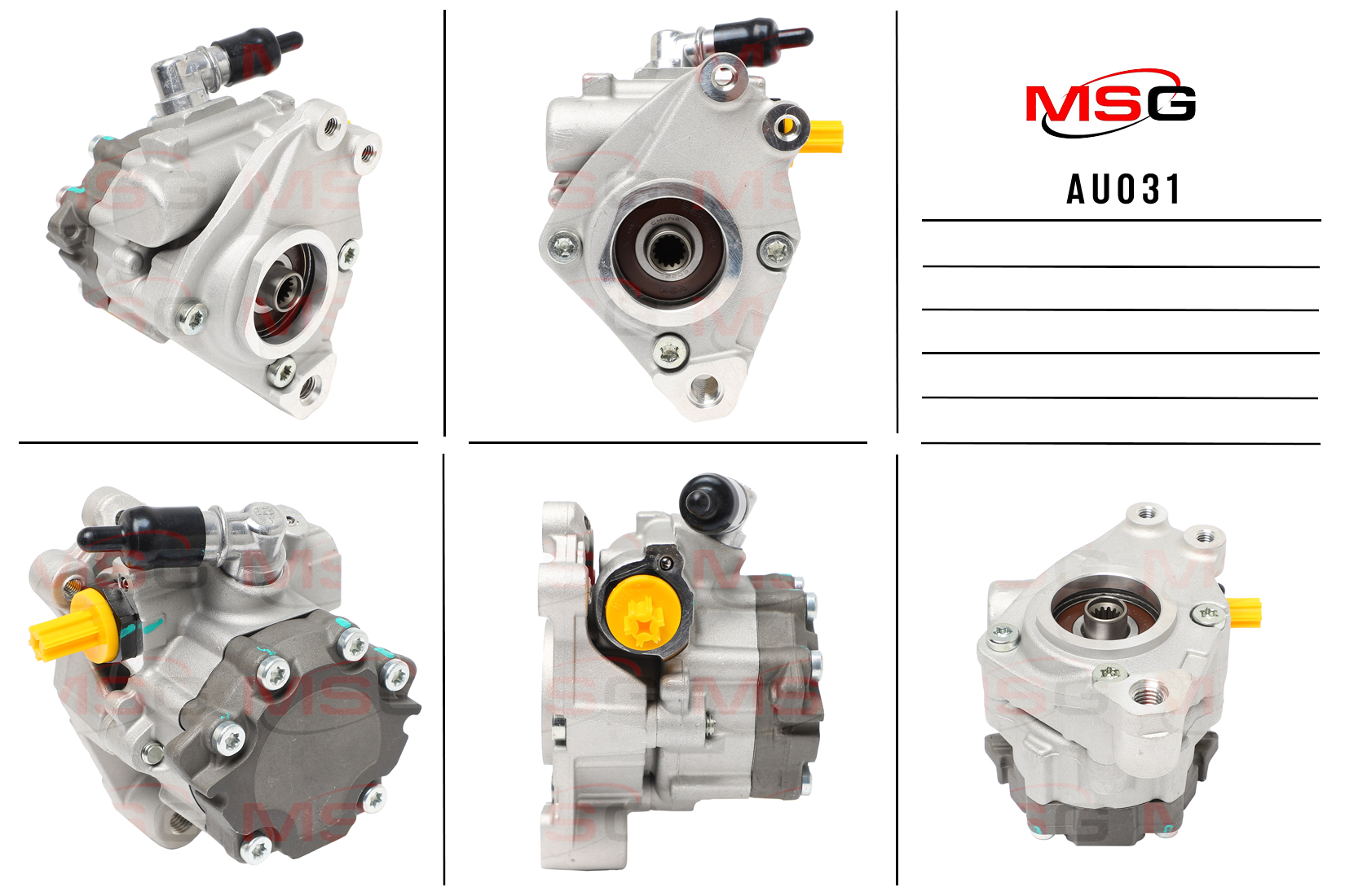 Насос ГУР новый audi A5 / S5 2007-, audi A5 2011- - MSG AU031