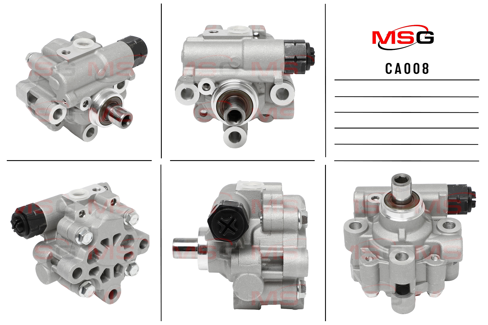 Насос ГУР новый Cadillac CTS 2002-2007 - MSG CA008