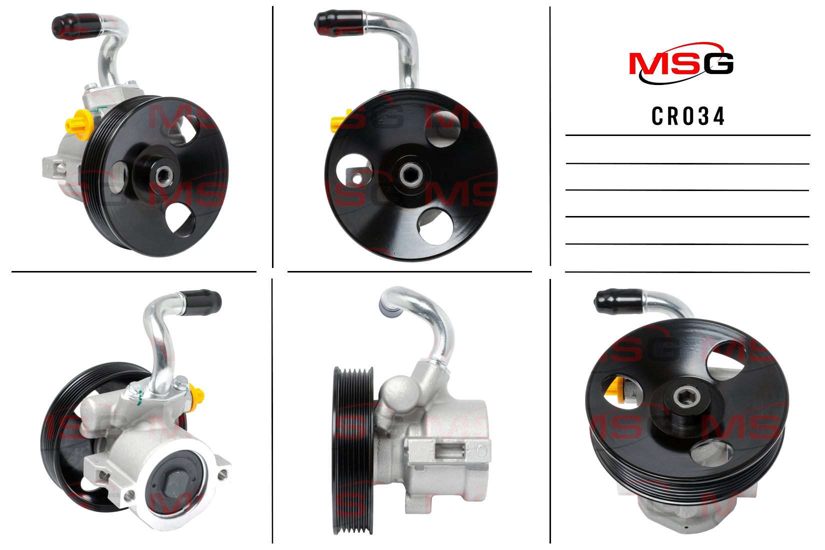 Насос ГУР новый Chevrolet Captiva 2006-, Daewoo Winstorm 2006-, opel Antara 2006- - MSG CR034