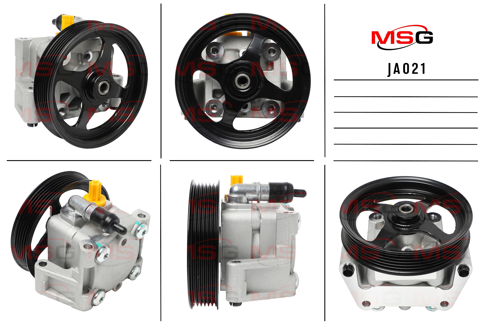 Насос ГУР новый Jaguar XF 2007-2015, Jaguar XK 2006-2014, Jaguar XJ 2003-, Jaguar XJ r 2003- - MSG JA021