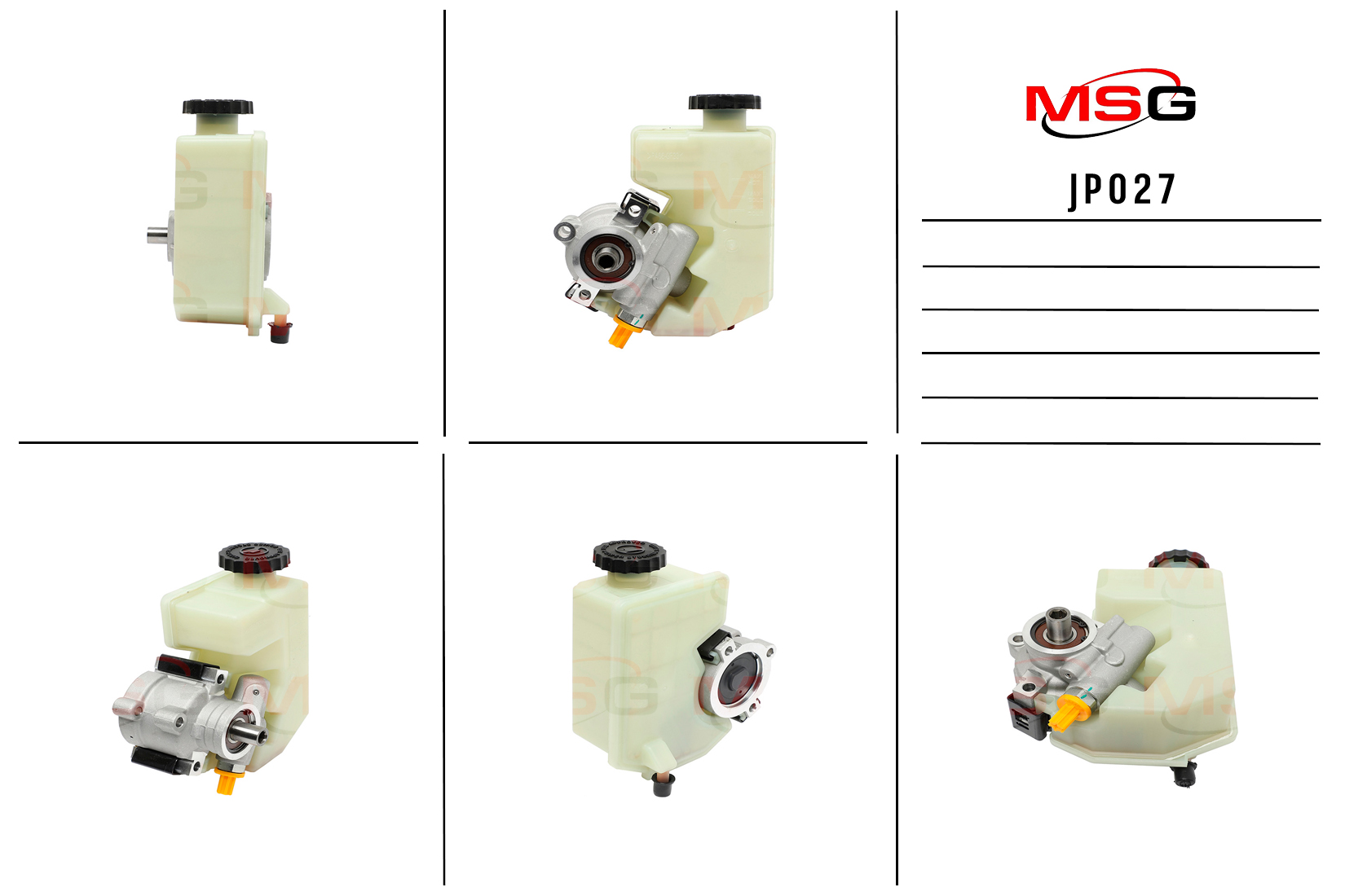 Насос ГУР новый jeep Cherokee 2001-2007 - MSG JP027
