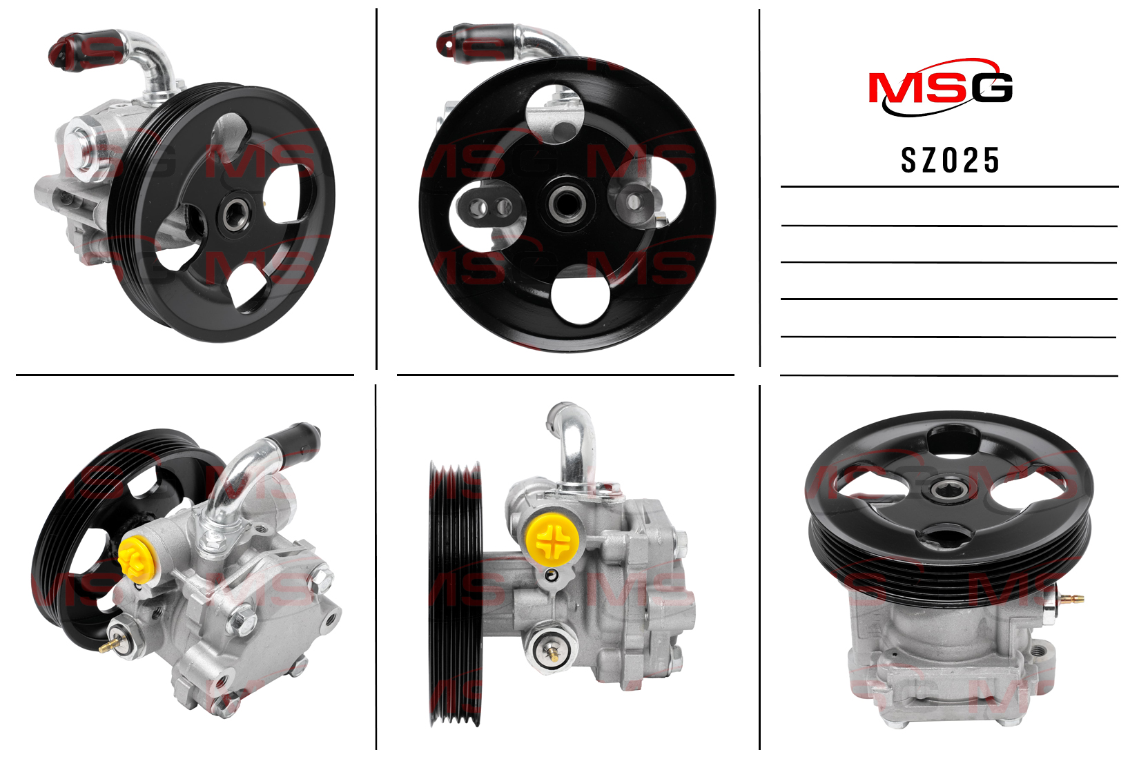 Насос ГУР новый Suzuki Vitara / Grand Vitara 1998-2004 - MSG SZ025