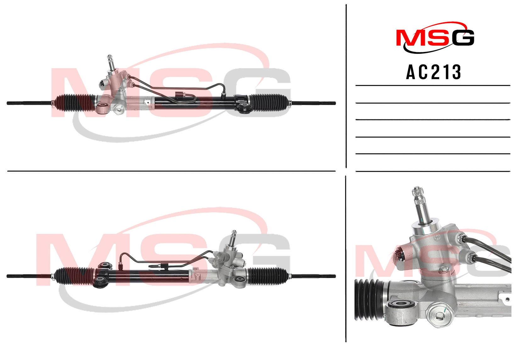 Рулевая рейка c ГУР новая acura RDX i 2007-2013 - MSG AC213