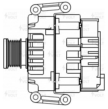 Генератор для автомобилей Mercedes-Benz m w166 (11-) 3.5i/Sprinter b906 (06-) 2.1cdi 180a - STARTVOLT LG 1540
