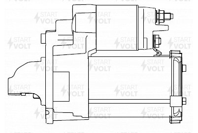 Стартер 1,4 кВт - STARTVOLT LSt 2739