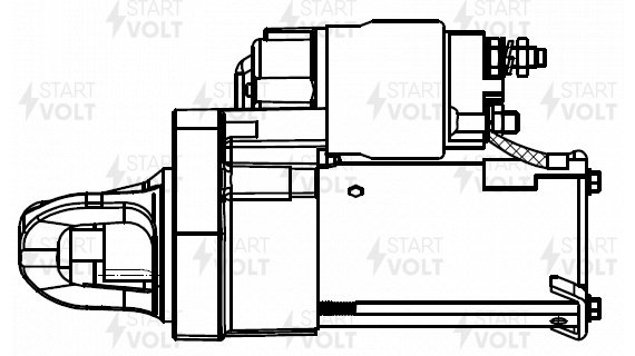 Стартер 1,4 кВт - STARTVOLT LSt 1514