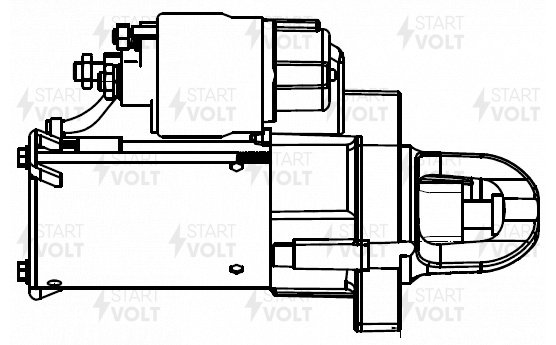 Стартер 1,4 кВт - STARTVOLT LSt 1518
