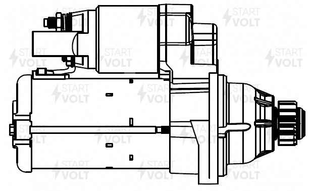 Стартер 1,5 кВт - STARTVOLT LSt 1886