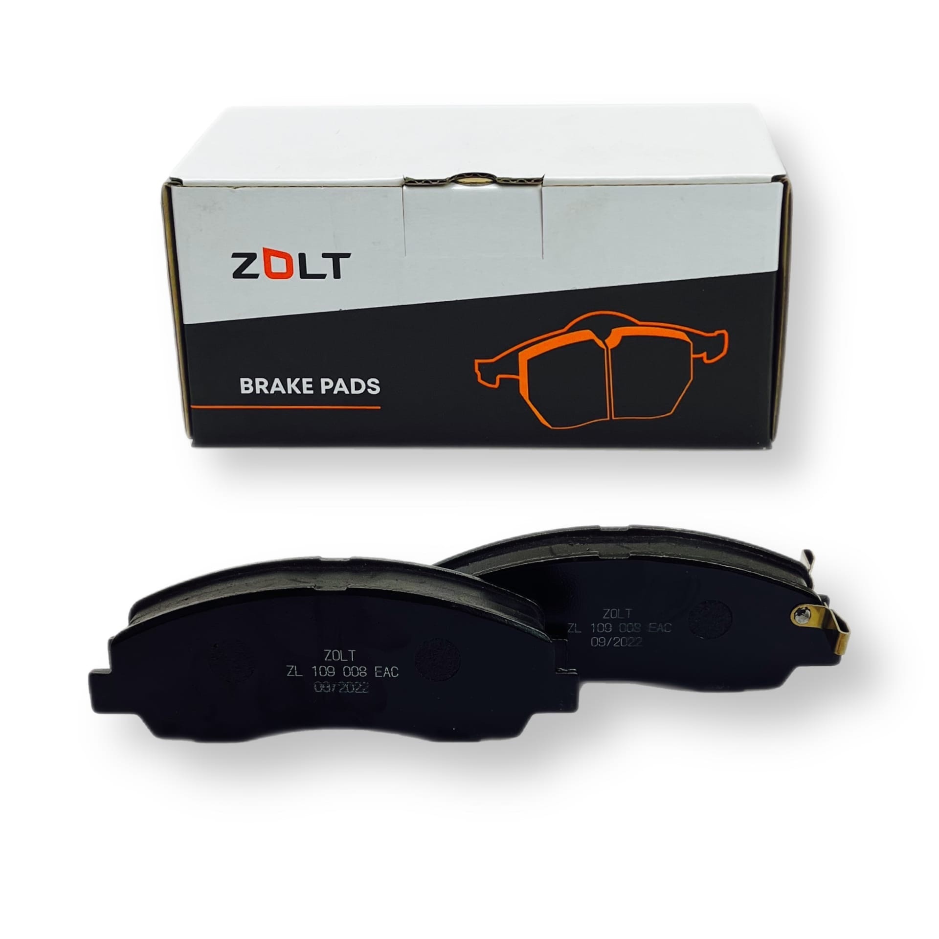 Колодка тормозная задняя для а/м ГАЗ a21r22 next 4.6 т. диск (к-кт 4шт) ZOLT ZL109008