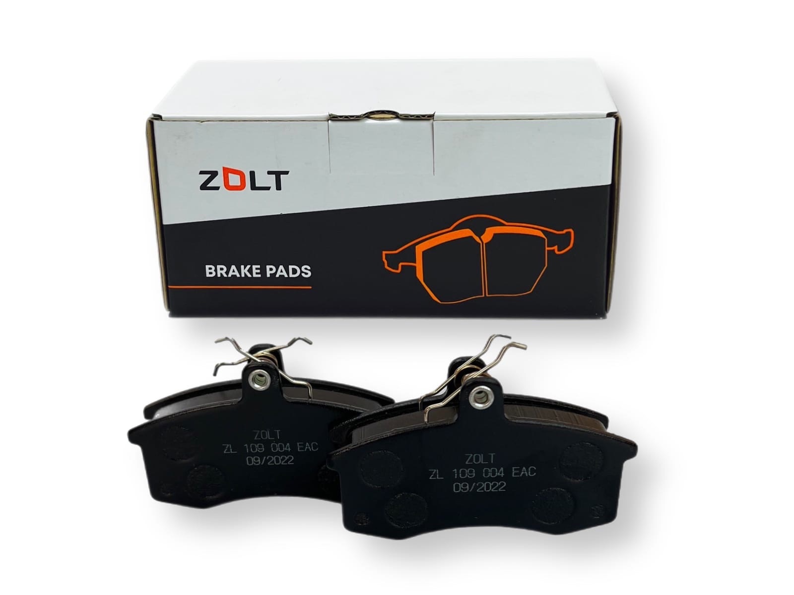 Колодка тормозная передняя для а/м ВАЗ 2108-15 (к-кт 4шт) ZOLT ZL109004