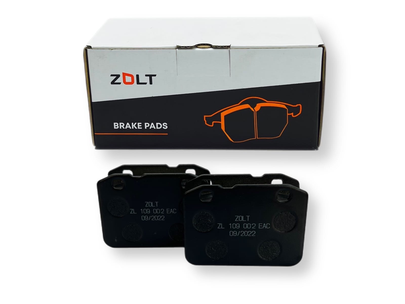 Колодка тормозная передняя для а/м ВАЗ 2101-07 (к-кт 4шт) ZOLT ZL109002