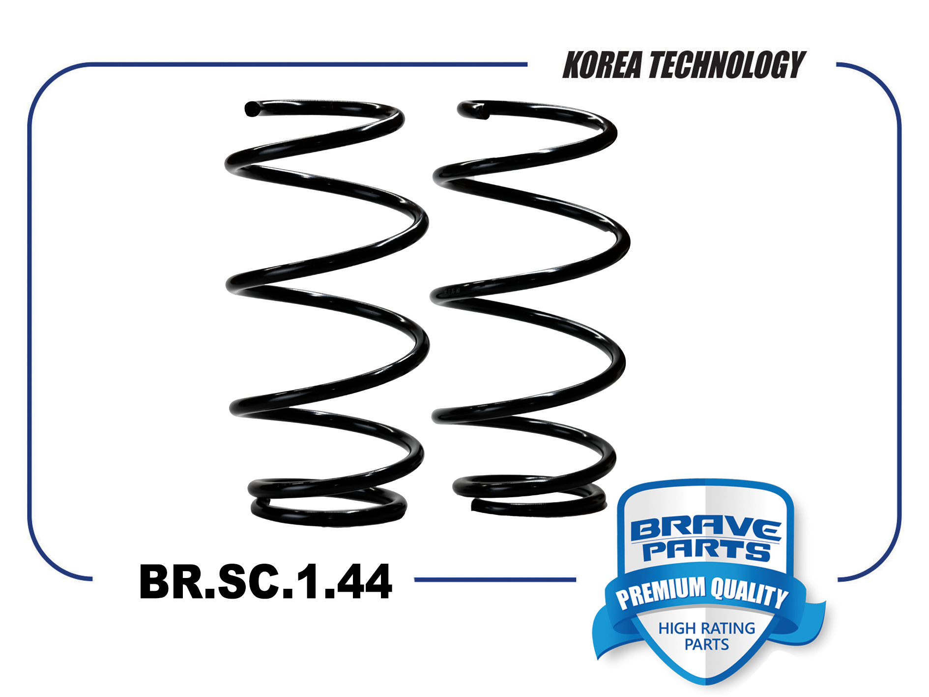 Пружина передней подвески 4813133b60 camry xv50 11-18 Brave BRSC144 3140₽