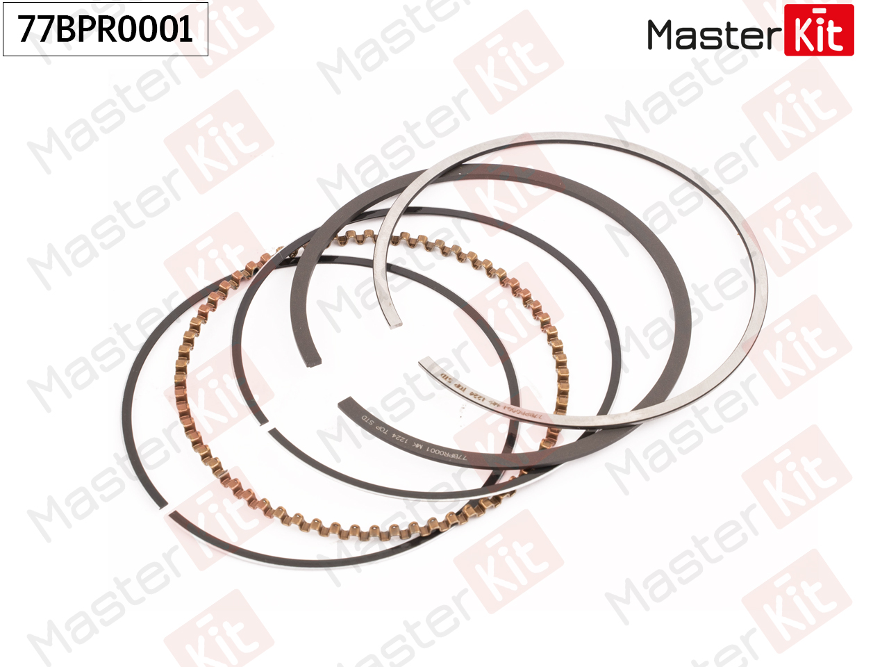Кольца поршневые (к-т на 1 поршень) (std) - Master KiT 77BPR0001