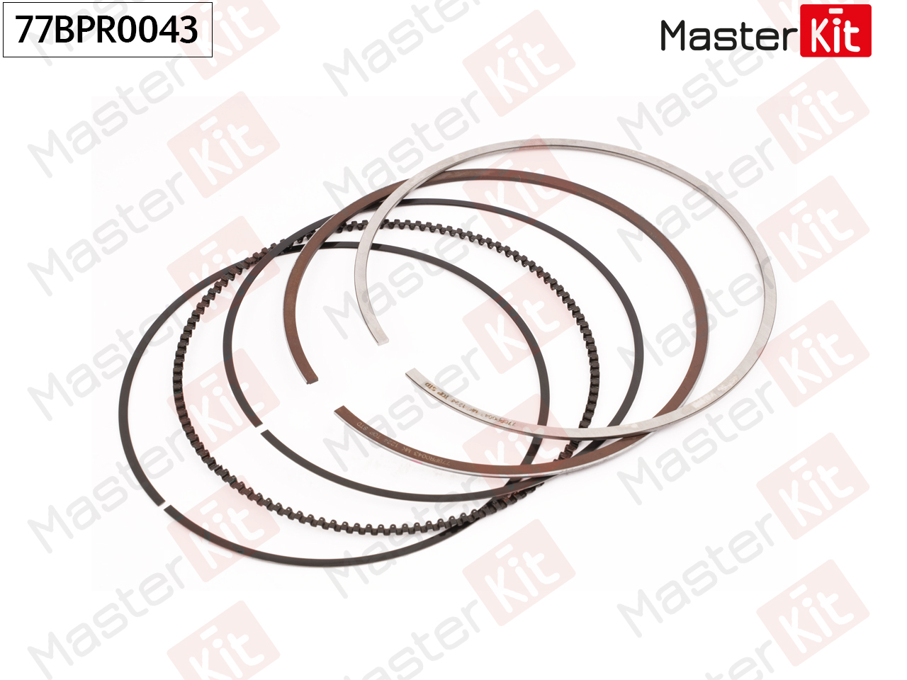 Кольца поршневые (к-т на 1 поршень) (std) - Master KiT 77BPR0043