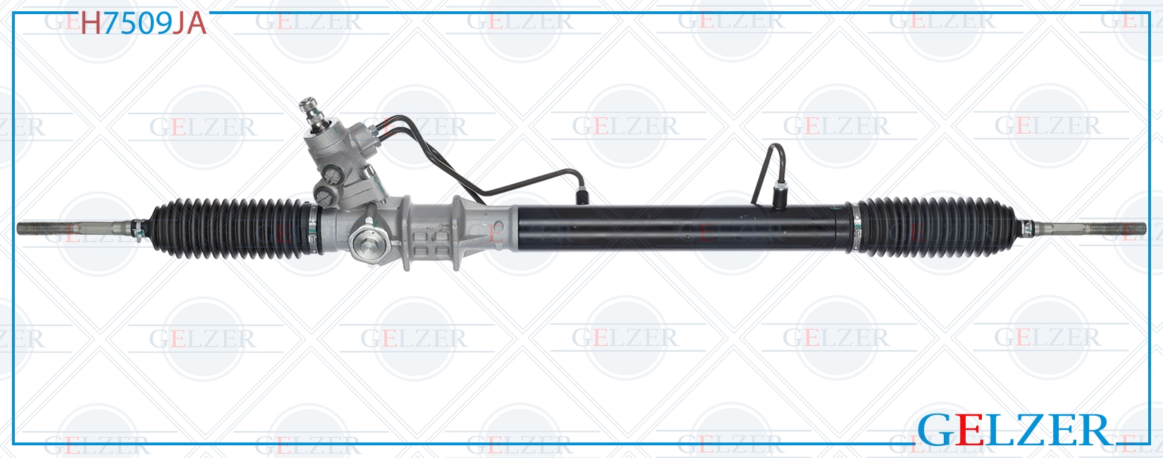 Рулевой механизм ГУР Suzuki Vitara / Grand Vitara 1998-2004, Suzuki Escudo 1998-2005 (Аналог) - GELZER H7509JA