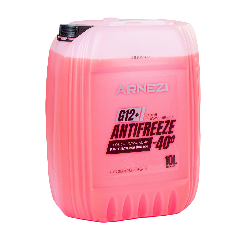 Антифриз red g12 готовый -40 красный 10 л ARNEZI N0002010 2796₽