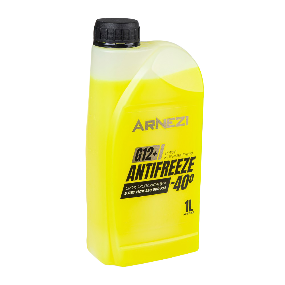 Антифриз Yellow g12+ готовый -40 желтый 1 л - ARNEZI N0003001