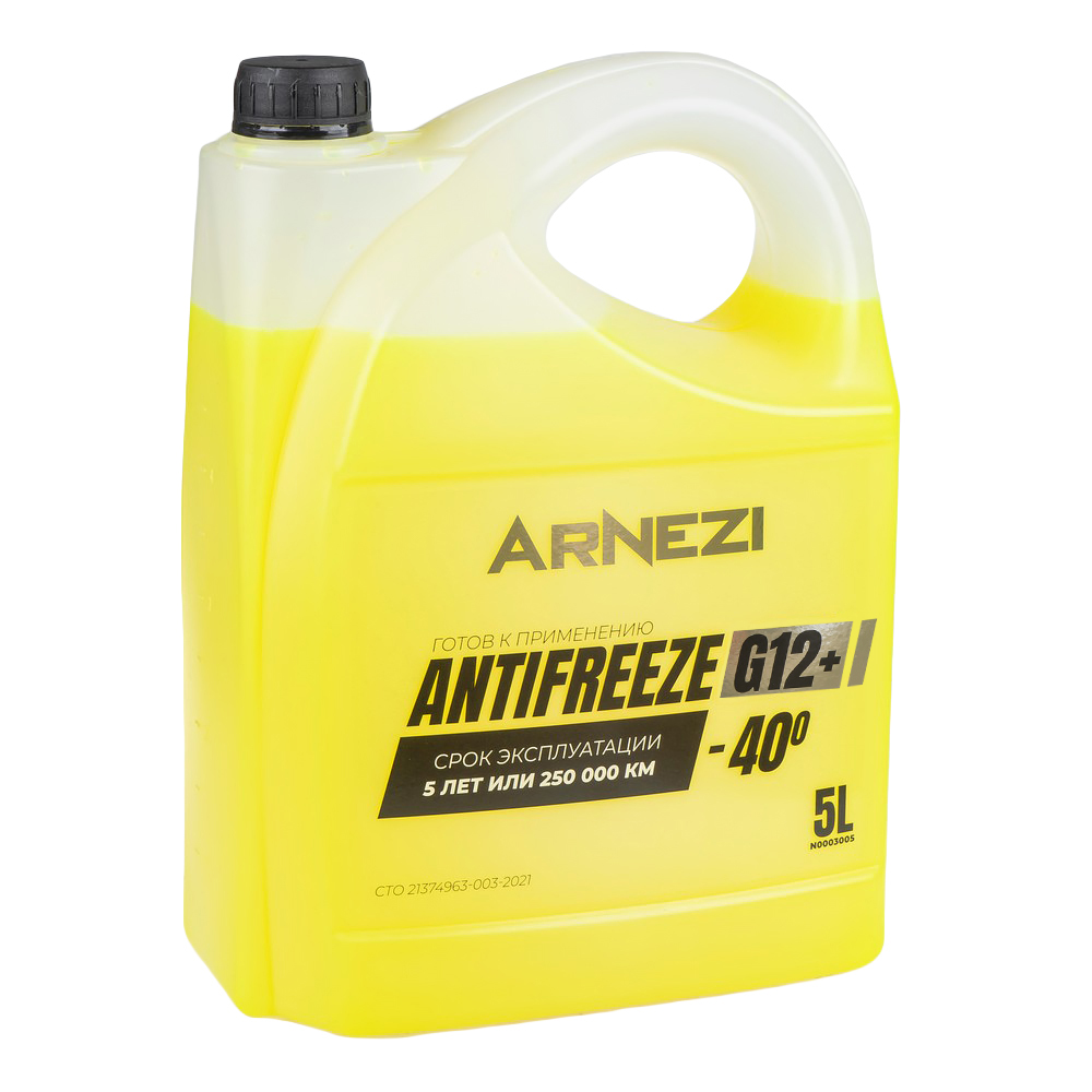 Антифриз Yellow g12+ готовый -40 желтый 5 л - ARNEZI N0003005