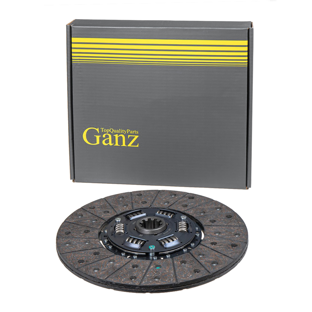 Диск сцепления газ-53,3307,66, газ/паз (змз. 511/513 V8) - GANZ GIE36239