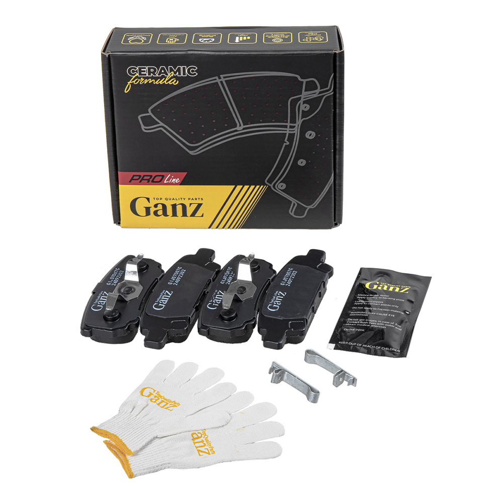 Колодки задние PRO-Line Ceramic mitsubishi lancer 9/10 - GANZ GIJ07007C