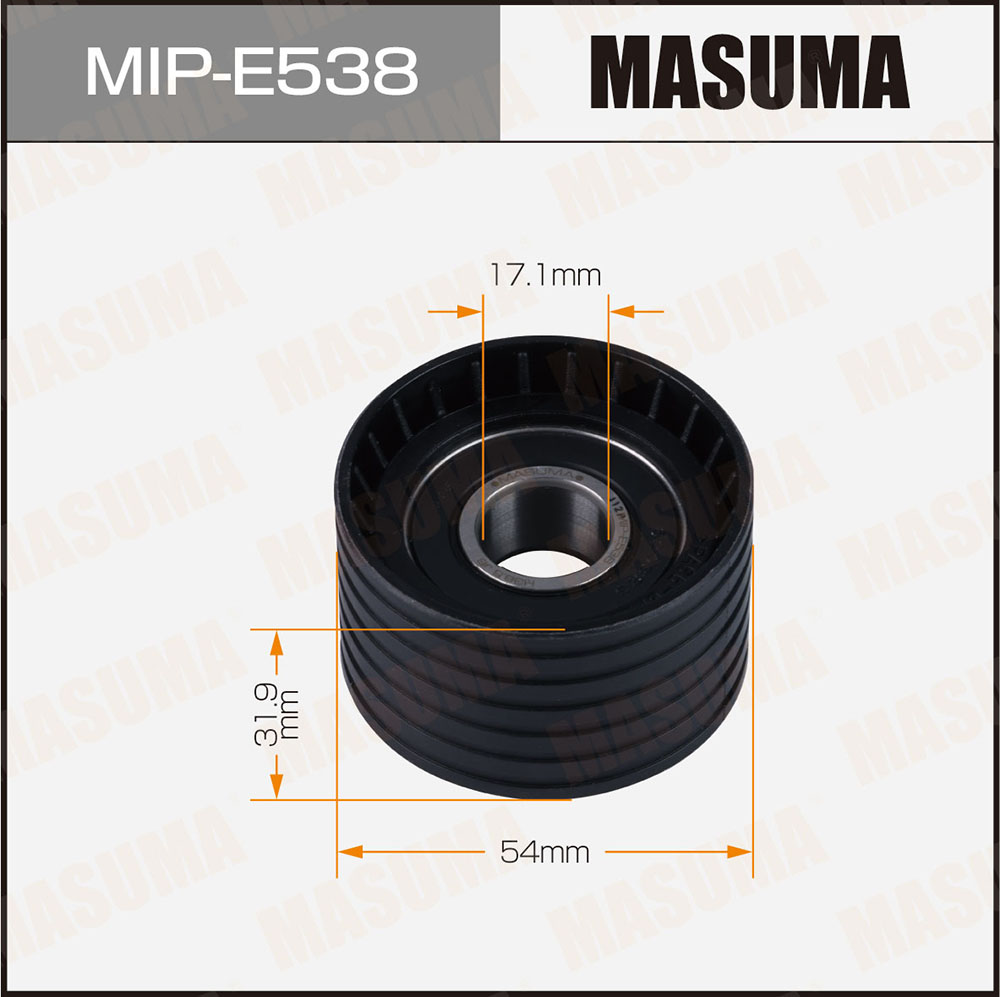 ролик обводной ремня грм!\ Renault Laguna/Megane 1.4-2.0 97> - Masuma MIPE538