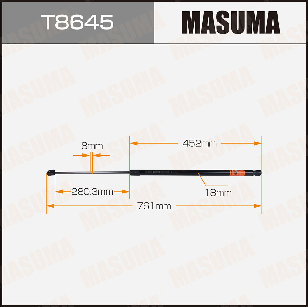 Амортизатор капота - Masuma T8645