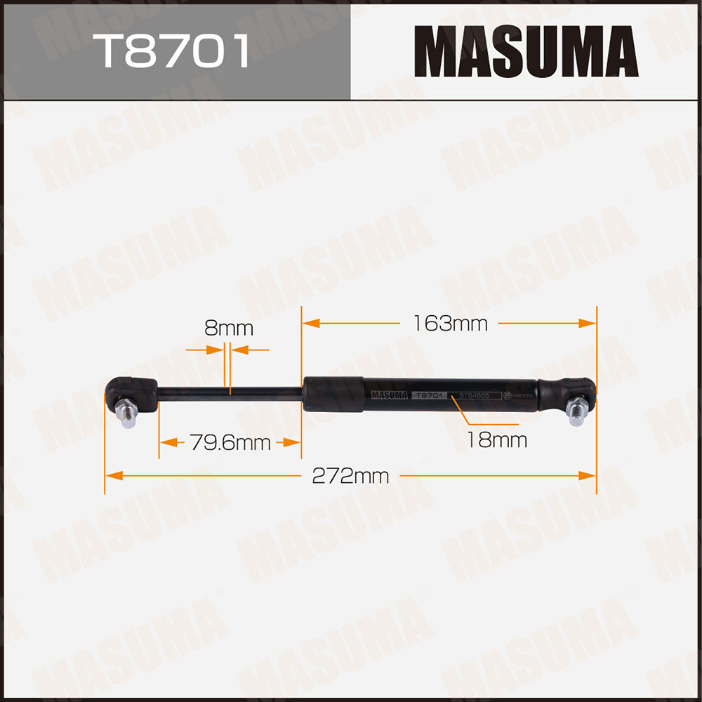 Амортизатор капота - Masuma T8701