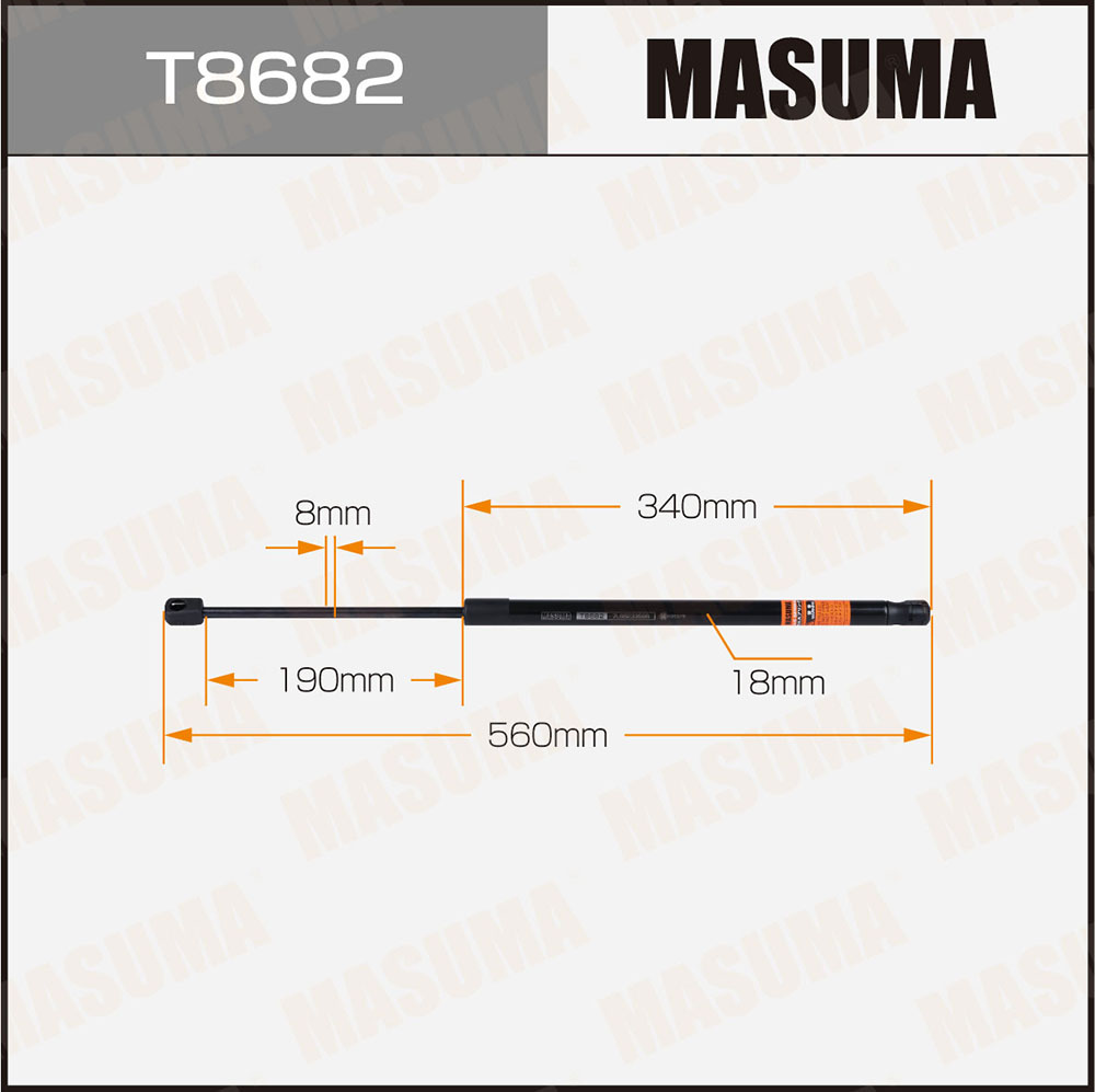 Амортизатор капота - Masuma T8682