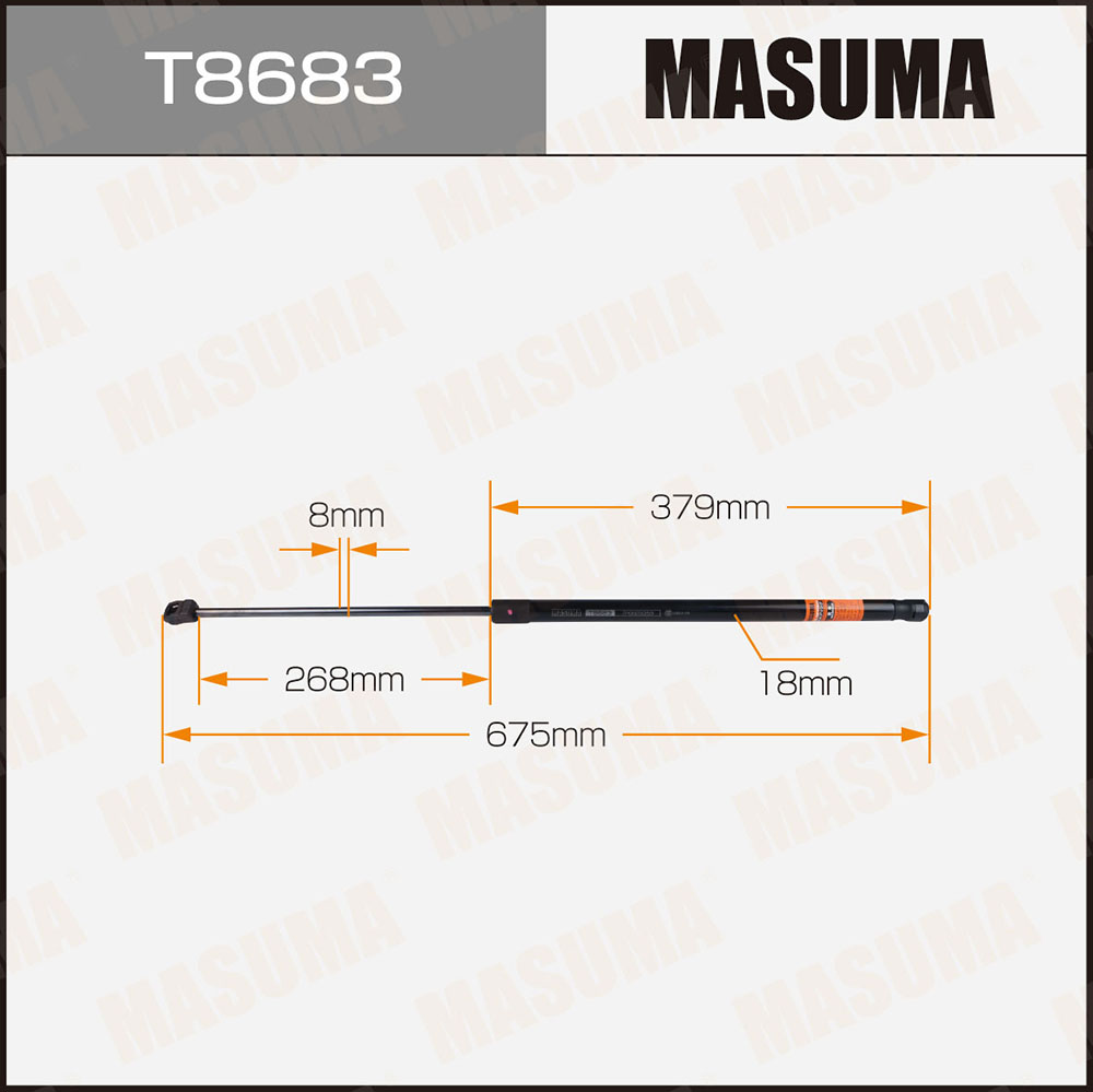 Амортизатор капота - Masuma T8683