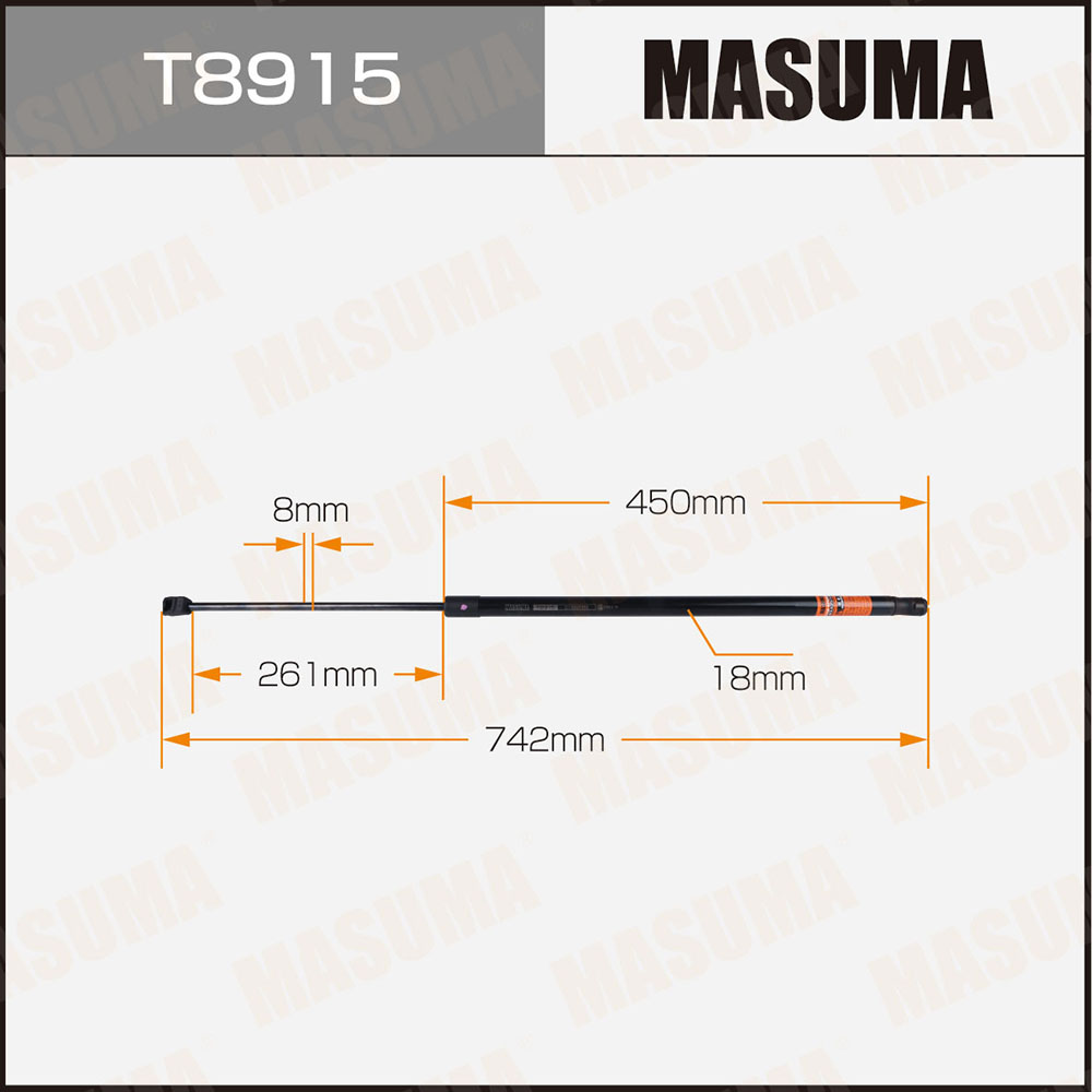 Амортизатор капота - Masuma T8915