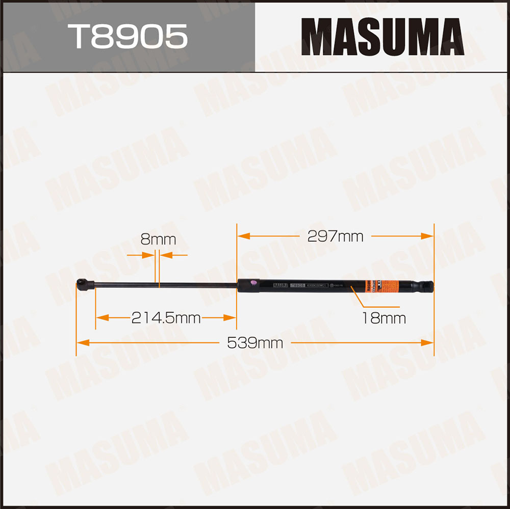 Амортизатор капота - Masuma T8905