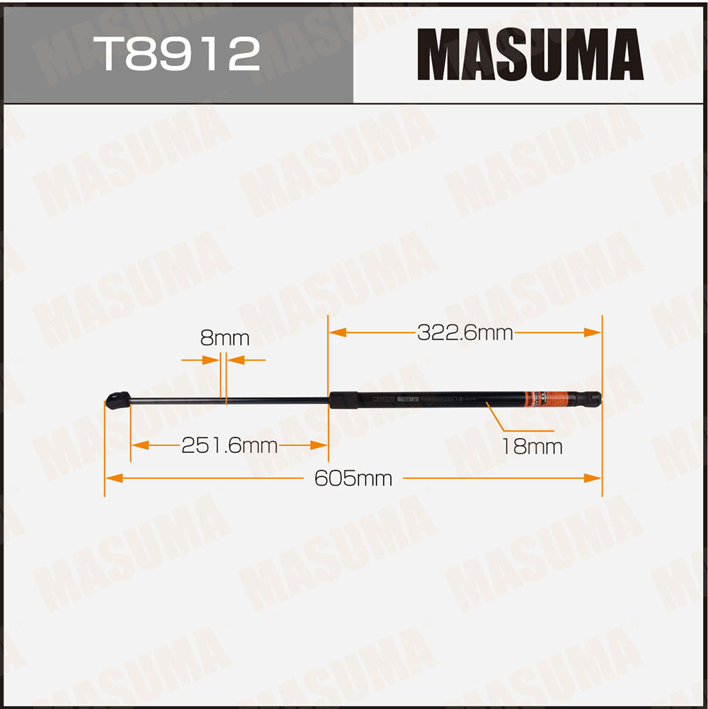 Амортизатор капота - Masuma T8912