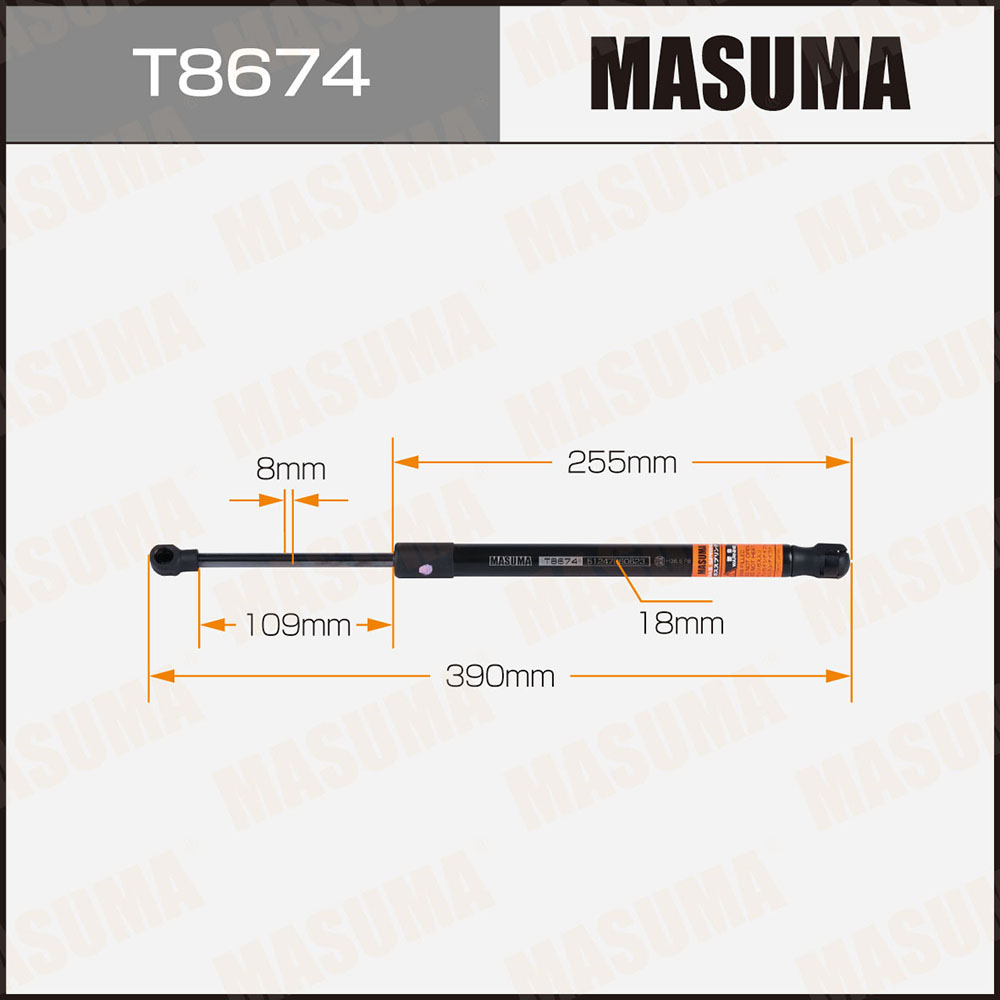 Амортизатор крышки багажника - Masuma T8674