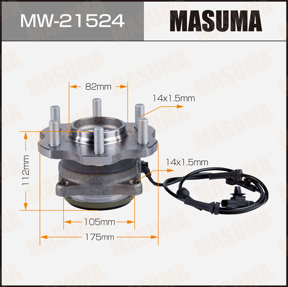 Ступица колеса - Masuma MW21524