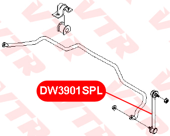 Тяга стабилизатора передней подвески - VTR DW3901SPL
