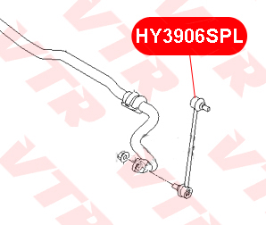 Тяга стабилизатора передней подвески - VTR HY3906SPL