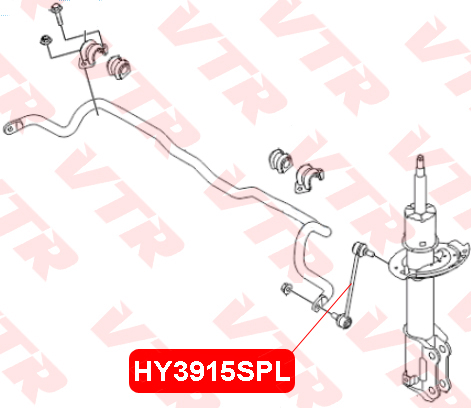 Тяга стабилизатора передней подвески - VTR HY3915SPL