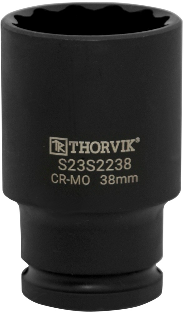 Головка торцевая ударная глубокая 12-гранная 1/2 DR, 27 мм - Thorvik S23S2227