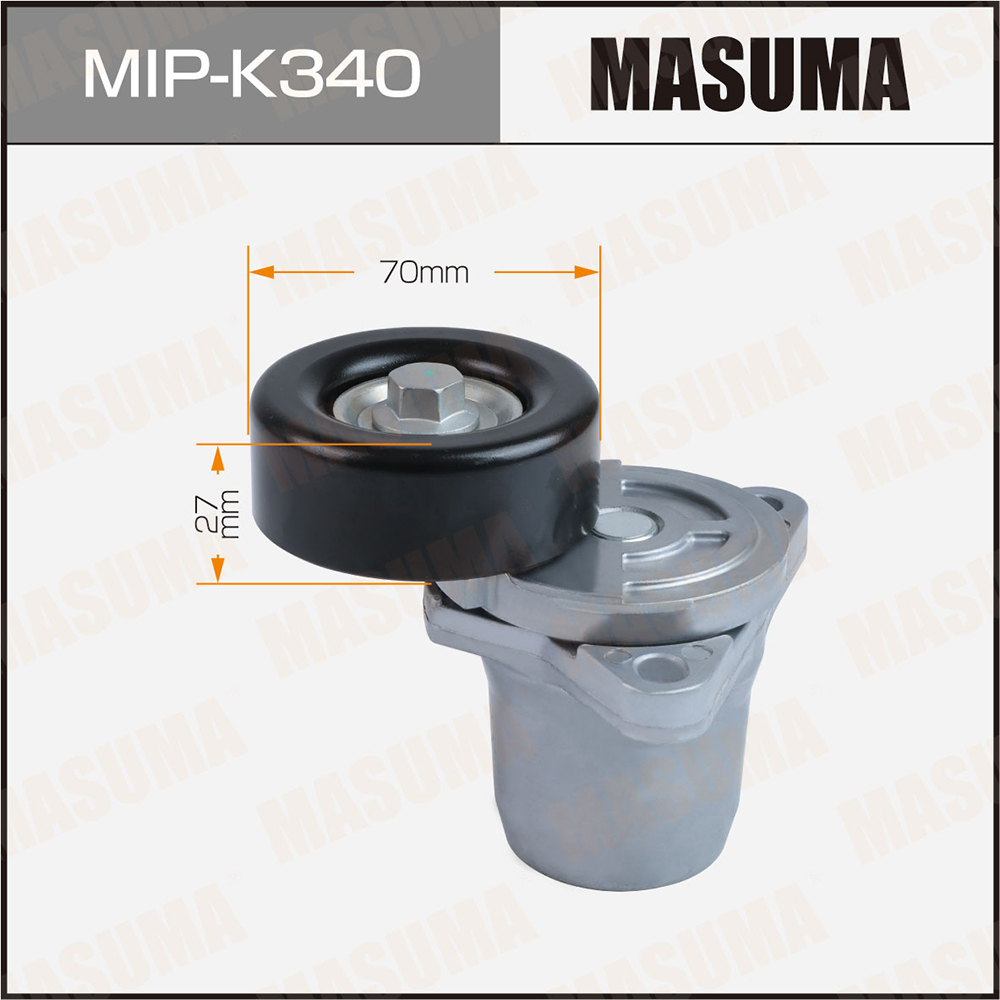 Натяжитель ремня привода навесного оборудования, d4ea, d3ea - Masuma MIPK340
