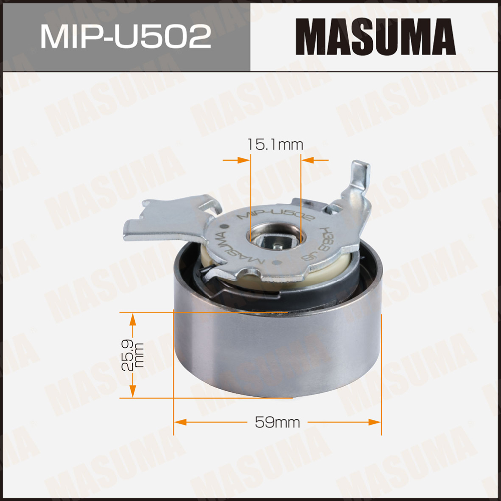 Ролик натяжной ремня грм, LD9 - Masuma MIPU502
