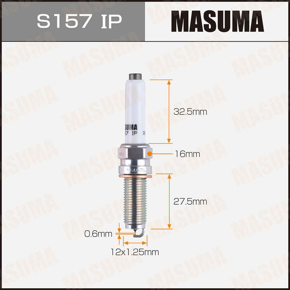 Свеча зажигания iridium+platinum (ldk8rtbip) - Masuma S157IP