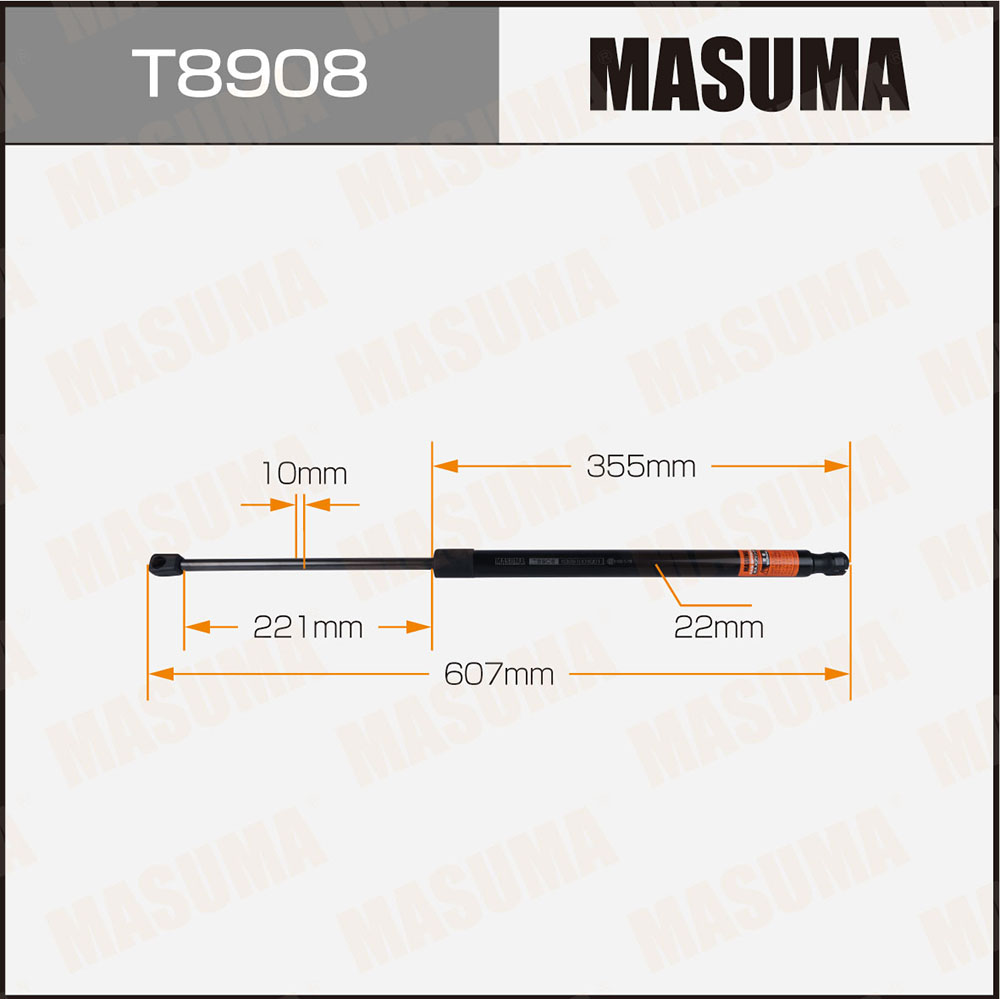 Упор газовый багажника - Masuma T8908