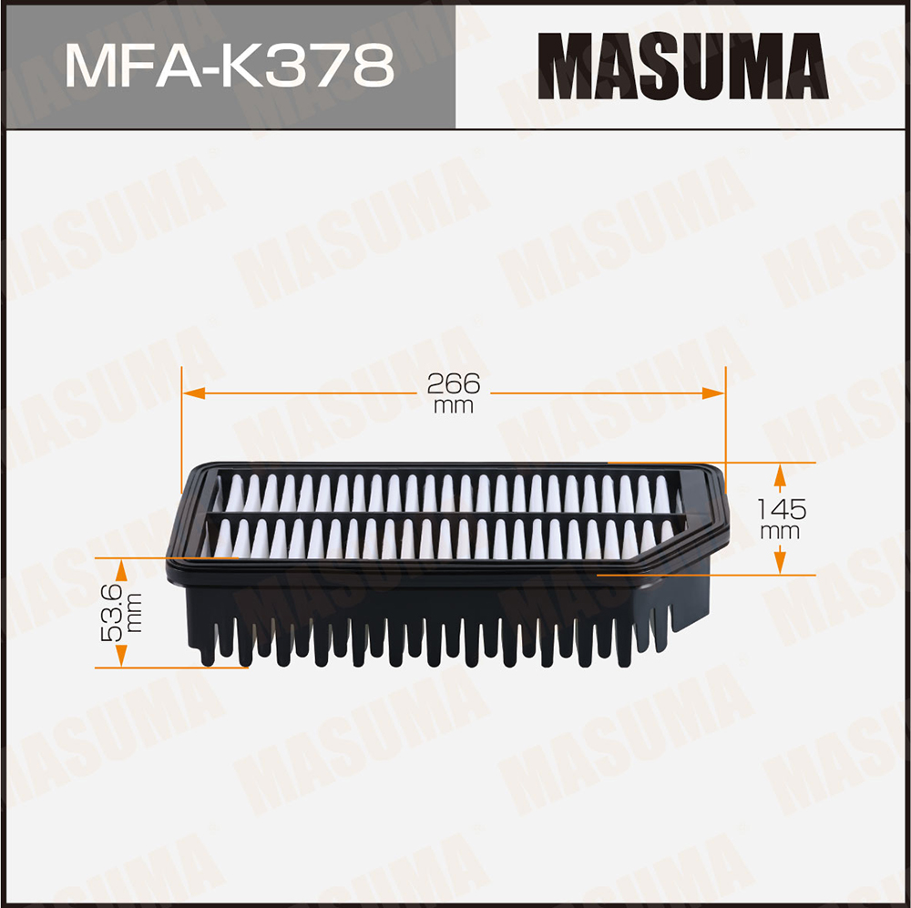 Фильтр воздушный Masuma MFA-K378 751₽