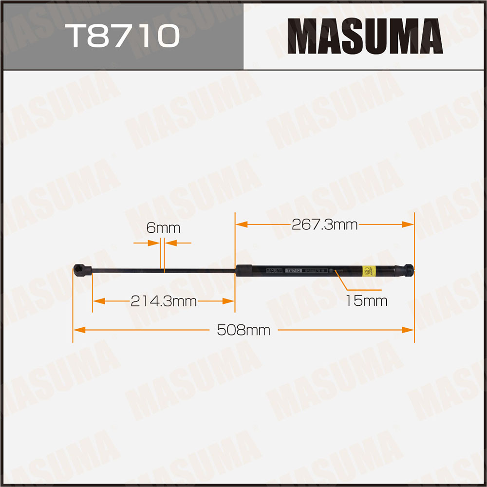 Упор газовый багажника - Masuma T8710