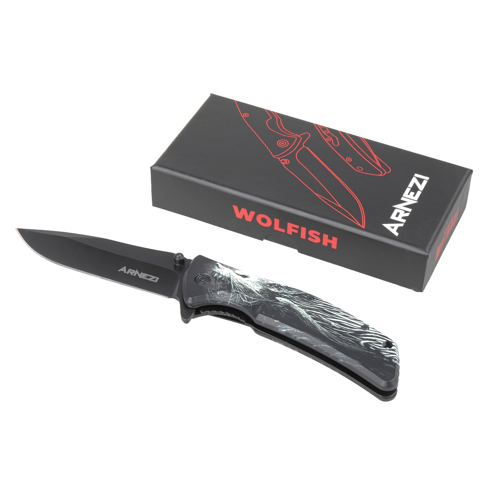 Нож туристический складной Wolfish - ARNEZI R5010005