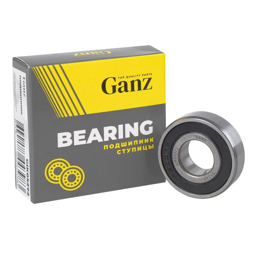 Подшипник генератора universal 17x40x12mm - GANZ GIK05272