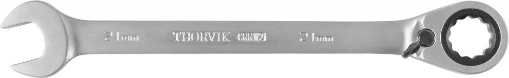 Ключ гаечный комбинированный трещоточный с реверсом, 21 мм мм - Thorvik CRRW21